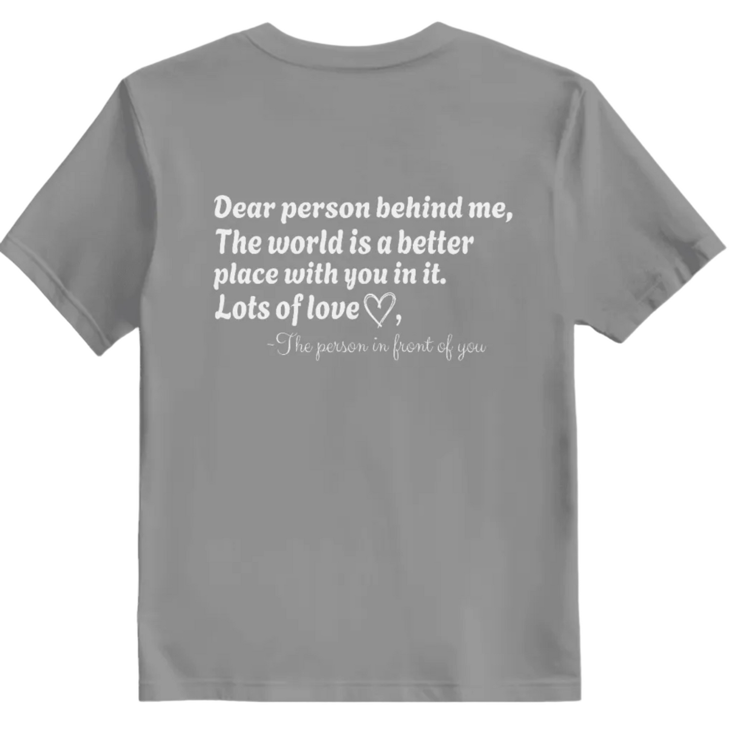 Dear Person Behind Me