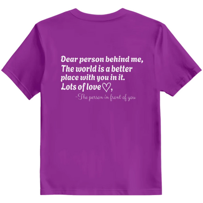 Dear Person Behind Me