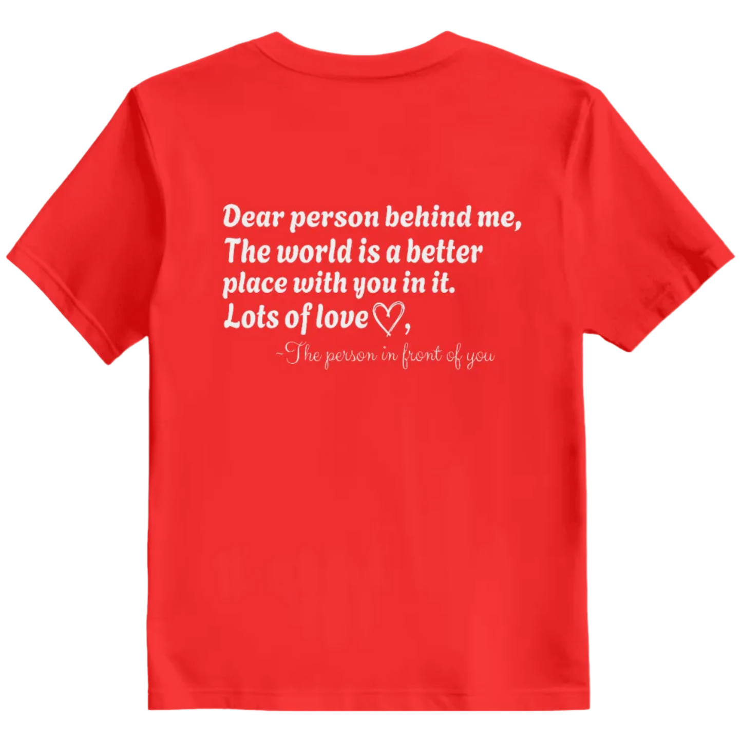 Dear Person Behind Me