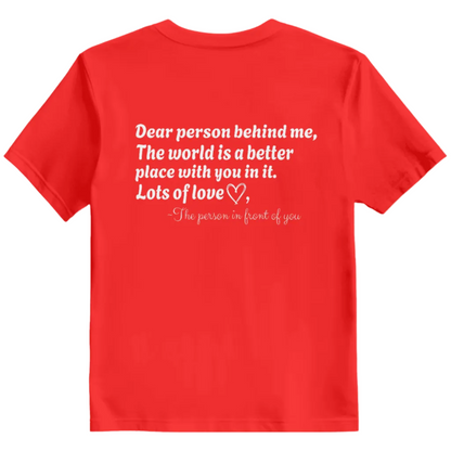 Dear Person Behind Me