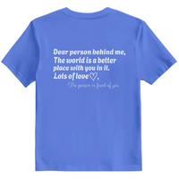 
              Dear Person Behind Me
            