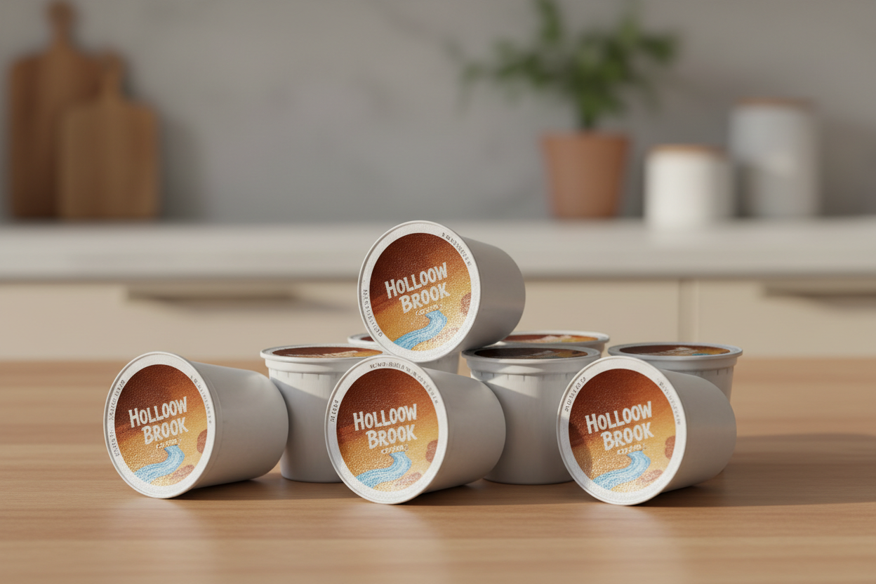 could you put hollow brook coffee on the lable